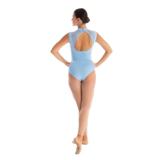 Dansez Vous Olga, Damen-Balletttrikot - Modrá Denim Blue