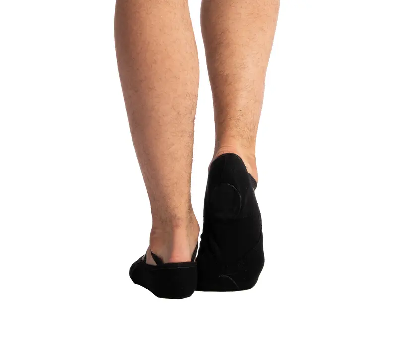 Dansez Vous Vanie, elastische Ballettschläppchen für Jungen - Schwarz