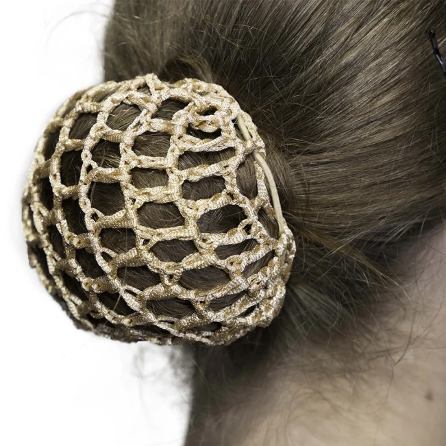 Dansez Vous bun cover, Haarnetz - Golden - gold