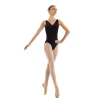 Capezio Essential V neck, Damen-Leotard mit breiten Trägern Capezio Essential V neck, Damen-Leotard mit breiten Trägern