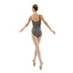 Capezio Essential V neck, Damen-Leotard mit breiten Trägern Capezio Essential V neck, Damen-Leotard mit breiten Trägern