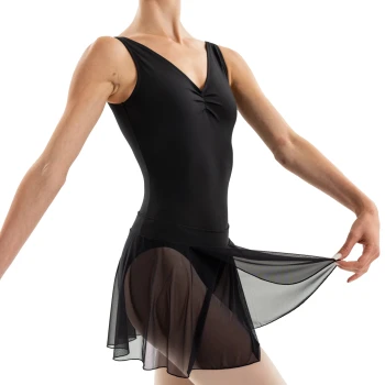 Capezio Essential Pull On Skirt, Damenrock mit elastischem Bund - Schwarz