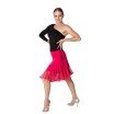 Elegance, Lateinrock für Damen - Karminrot