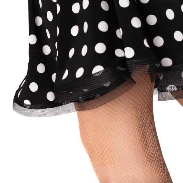 Damenrock für Latein Basic mit Polka Dots