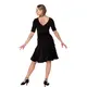 FSD 480 Nella, Kleid mit Samtapplikation für Damen FSD 480 Nella, Kleid mit Samtapplikation für Damen