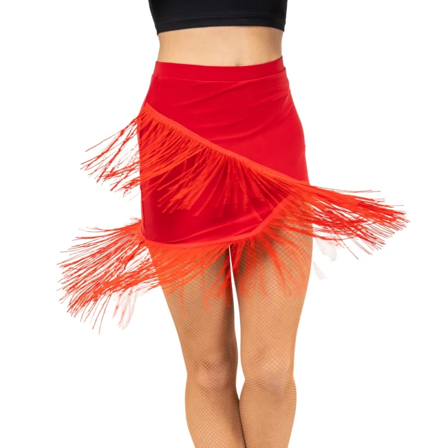 FSD Basic, Damen Fransenrock für Latein FSD Basic, Damen Fransenrock für Latein - Königsblau