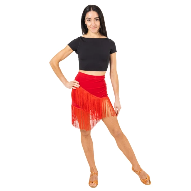 FSD Basic, Damen Fransenrock für Latein FSD Basic, Damen Fransenrock für Latein - Königsblau