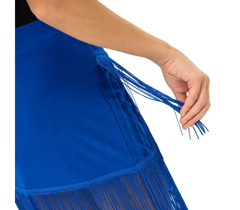 FSD Basic, Mädchen-Fransenrock für Latein FSD Basic, Mädchen-Fransenrock für Latein - Königsblau