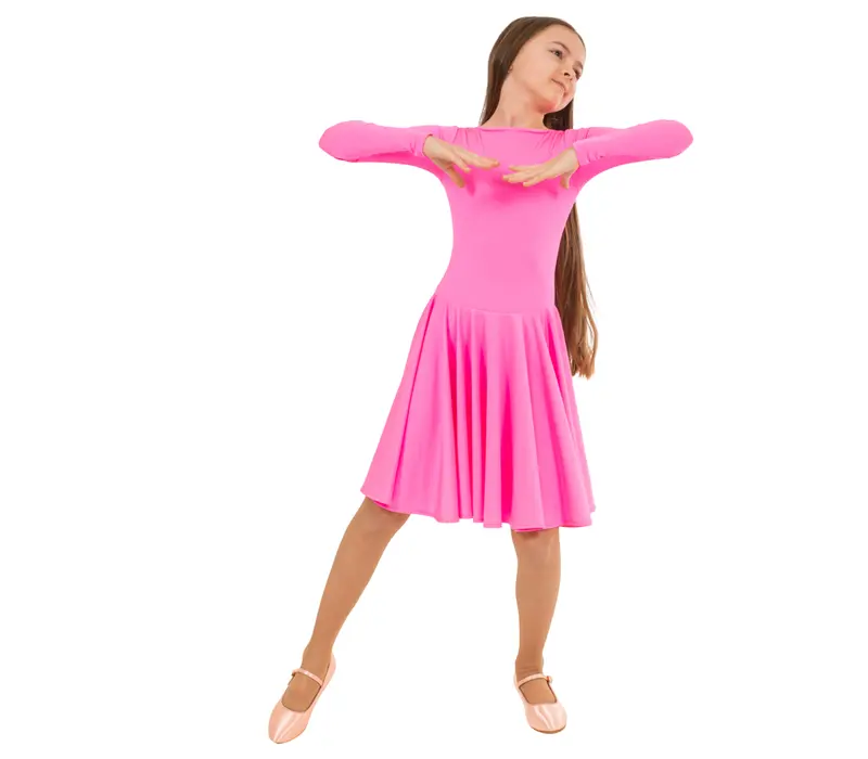 FSD Agnes, Mädchenkleid - Rosa  - hot pink