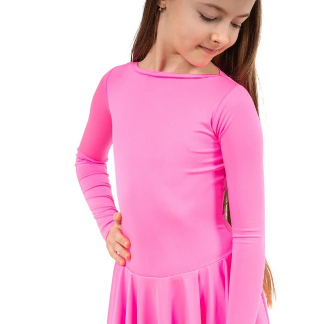 FSD Agnes, Mädchenkleid - Rosa  - hot pink