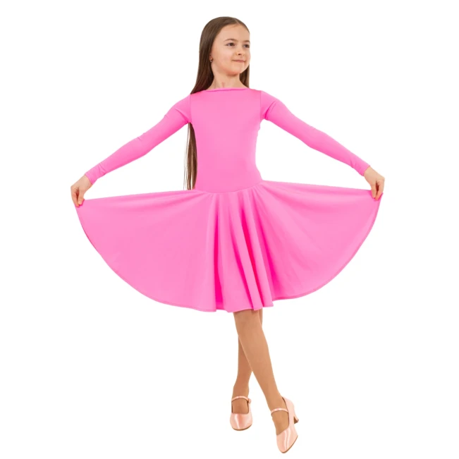 FSD Agnes, Mädchenkleid - Rosa  - hot pink