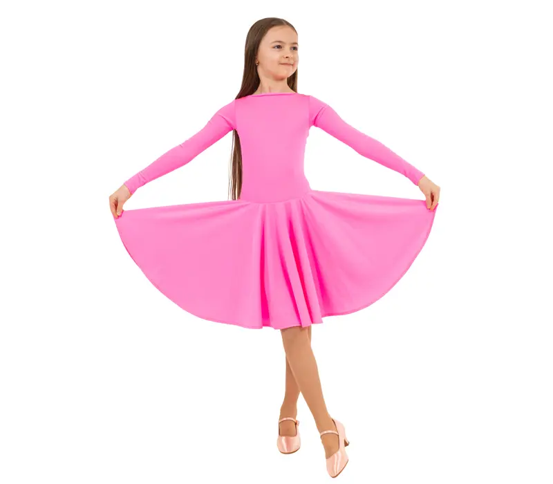 FSD Agnes, Mädchenkleid - Rosa  - hot pink