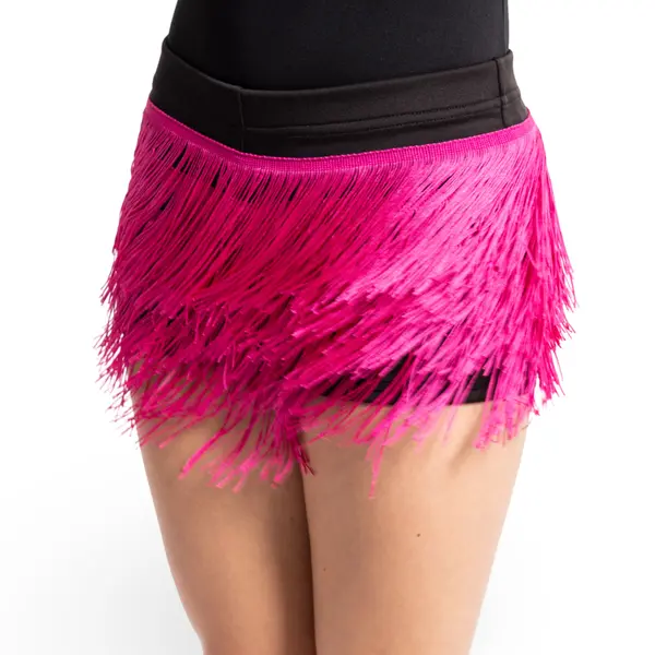 FSD Natty, Shorts für Mädchen mit bunten Fransen