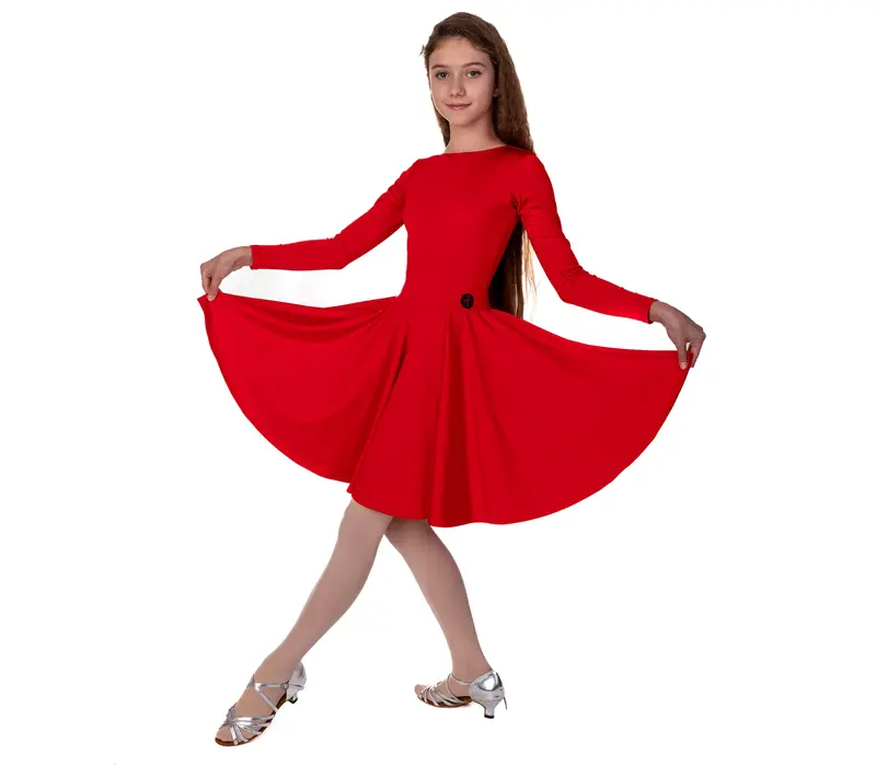 FSD Agnes, Mädchenkleid - Rot - red
