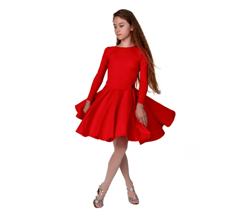 FSD Agnes, Mädchenkleid - Rot - red