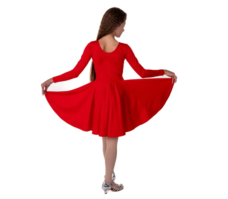 FSD Agnes, Mädchenkleid - Rot - red