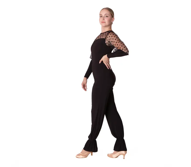 FSD Dana, Tanztrainingshose für Damen - Schwarz