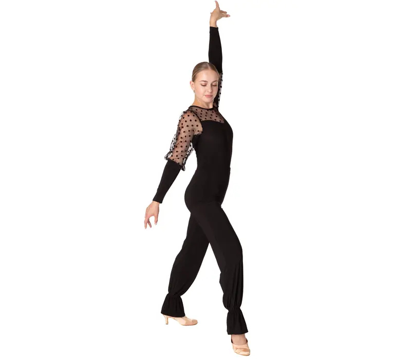 FSD Dana, Tanztrainingshose für Damen - Schwarz