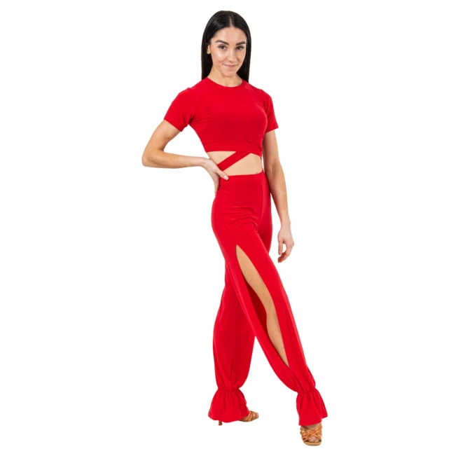 Jana, Damen-Trainingshose Jana, Damen-Trainingshose - Rot - red