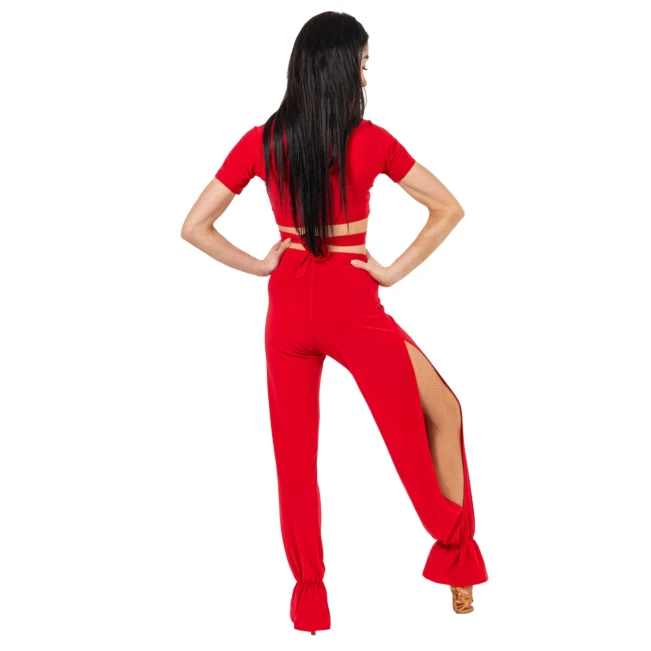 Jana, Damen-Trainingshose Jana, Damen-Trainingshose - Rot - red