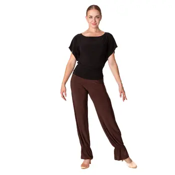 Jana, Damen Trainingshose - Braun - chocolate