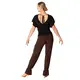 Jana, Damen Trainingshose - Braun - chocolate