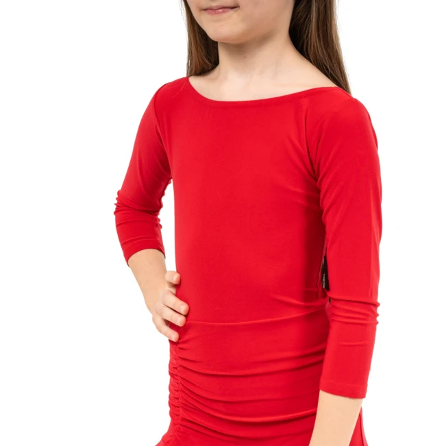 FSD Olívia L26, Lateinkleid für Mädchen FSD Olívia L26, Lateinkleid für Mädchen - Rot - red