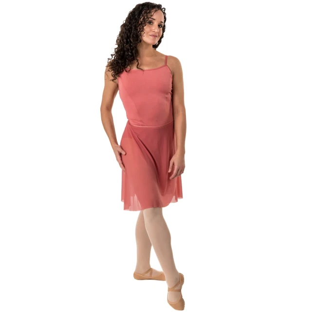 Bria, Damentrikot mit dünnen Trägern - Rosa - Dusty rose