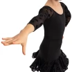 Grand Prix Danna Flocked Mesh, Body mit Netzärmeln für Mädchen Grand Prix Danna Flocked Mesh, Body mit Netzärmeln für Mädchen