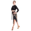 Grand Prix Emrata mesh, asymmetrischer Fransenrock Grand Prix Emrata mesh, asymmetrischer Fransenrock