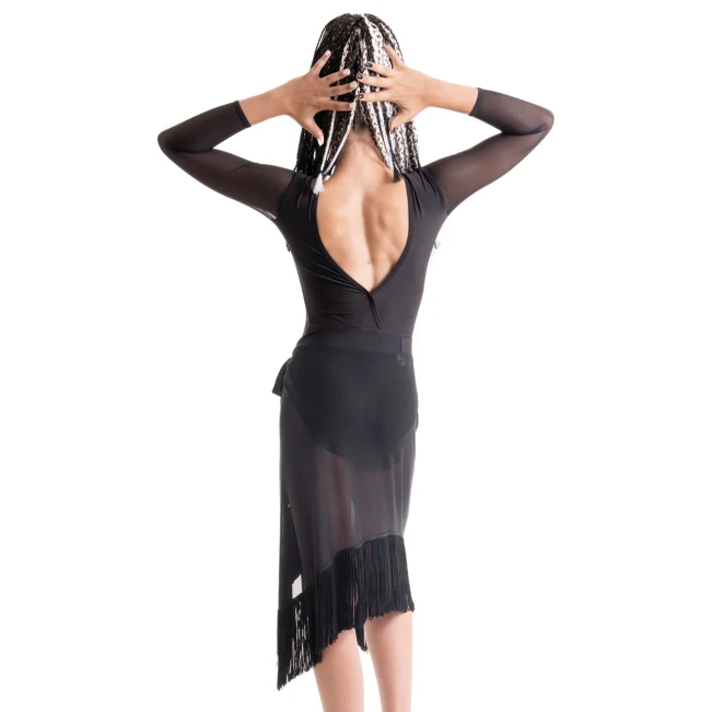 Grand Prix Emrata Mesh, asymmetrischer Tasselrock für Mädchen Grand Prix Emrata Mesh, asymmetrischer Tasselrock für Mädchen