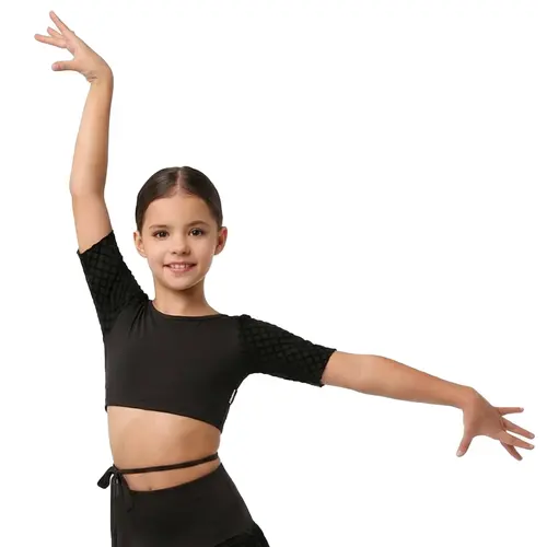 Grand Prix Iona Mini Noir, Top für Mädchen