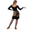 Kaia mesh, Netzrock mit Fransen - Leopard GP