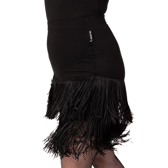 Kaia fringe, Damenrock mit Fransen. Kaia fringe, Damenrock mit Fransen.