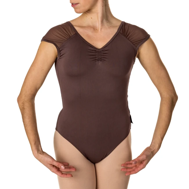 Kamila, Damen-Ballettrikot - Kaffeebraun - Mocco GP