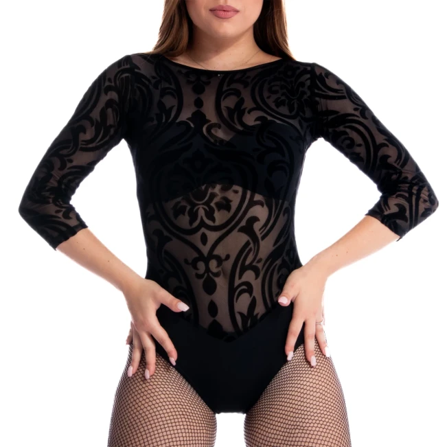 Grand Prix Karla, Latin Body mit langen Ärmeln für Damen Grand Prix Karla, Latin Body mit langen Ärmeln für Damen