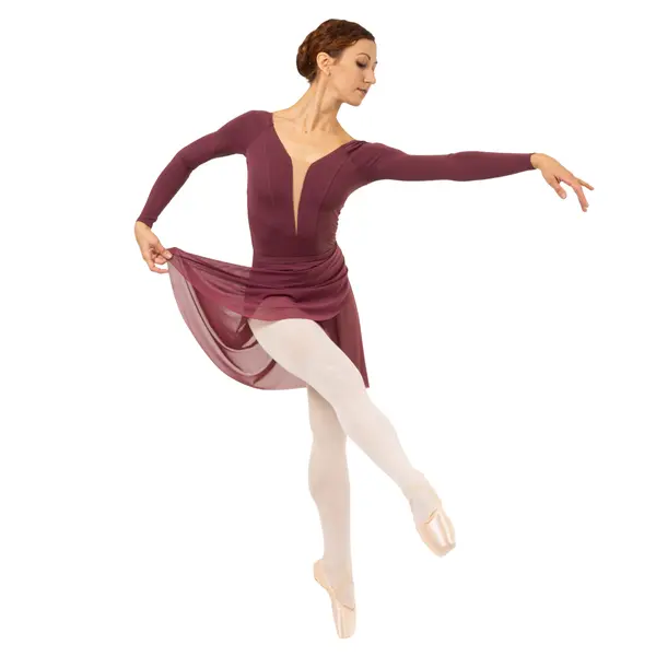 Grand Prix Le Secret Danica, Damen-Balletttrikot mit langen Ärmeln