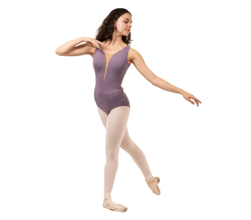 Bloch Ava, Trikot mit breiten Trägern - Lila - Vintage violet GP