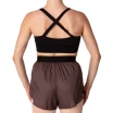 Lesson, kurze weite Shorts fürs Training - Kaffeebraun - Mocco GP