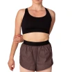 Lesson, kurze weite Shorts fürs Training - Kaffeebraun - Mocco GP