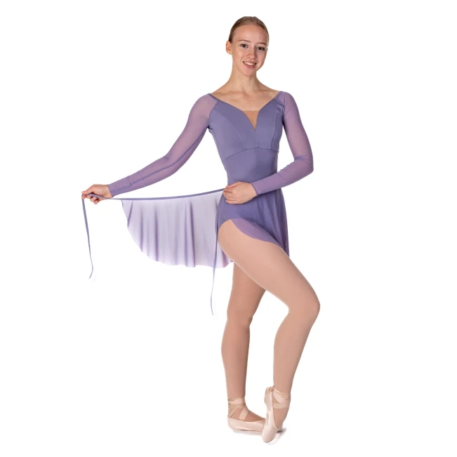 Oliveria, extra kurzer Wickelrock - Hautfarbe-nude