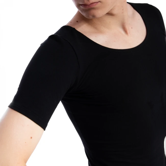 Camalboy, Herren T-Shirt mit kurzen Ärmeln Camalboy, Herren T-Shirt mit kurzen Ärmeln - Schwarz