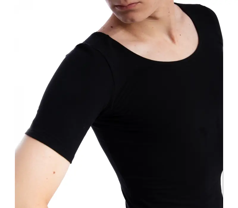 Camalboy, Herren T-Shirt mit kurzen Ärmeln - Schwarz