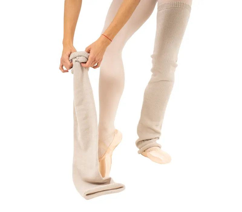 Intermezzo Caytlin, gestrickte Stulpen - Beige