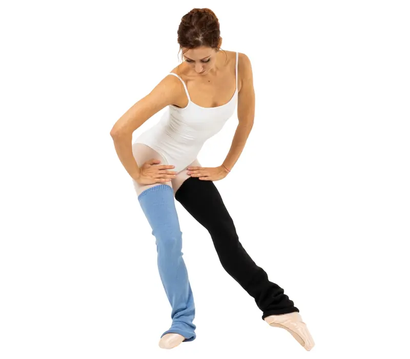 Intermezzo Caytlin, gestrickte Stulpen - Blau - light blue