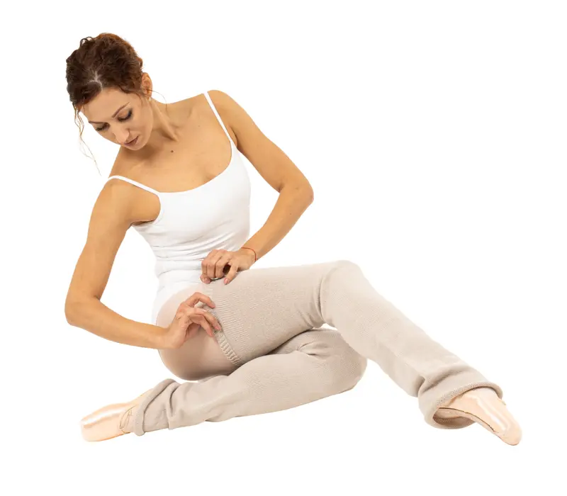 Intermezzo Caytlin, gestrickte Stulpen - Beige