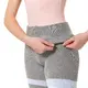 Intermezzo Panlongband, leichte Strickhose   - Grau