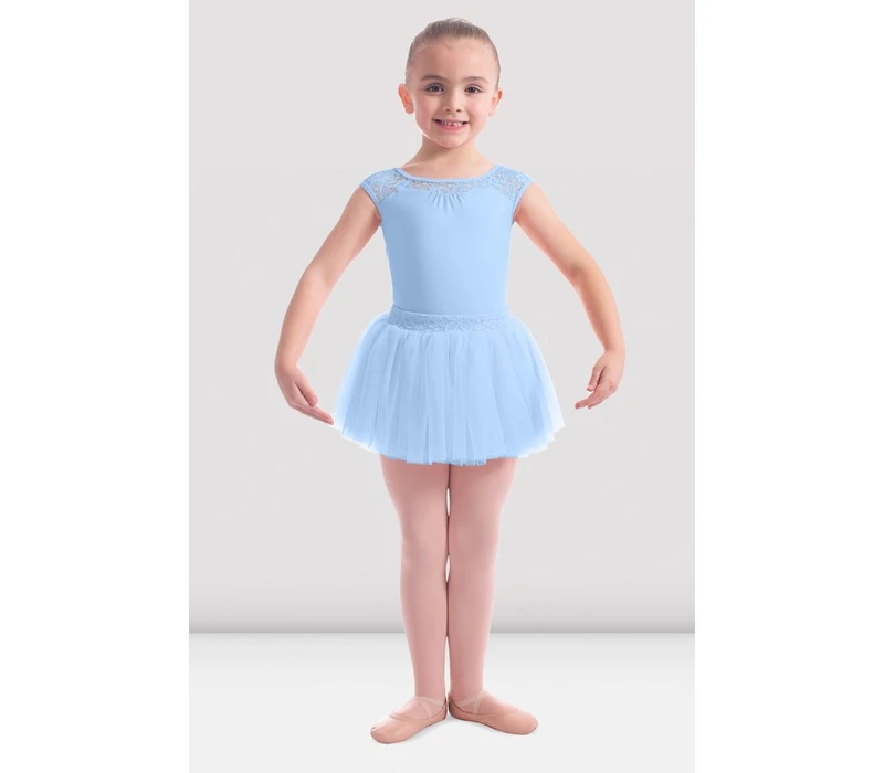 Mirella Daisy, Mädchentrikot mit Spitze - Blau - blue