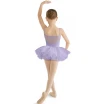 Mirella Cord mesh, Kindertrikot mit Tutu-Rock - Flieder lilac Bloch