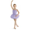 Mirella Cord mesh, Kindertrikot mit Tutu-Rock - Flieder lilac Bloch